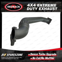 Redback Extreme Duty 3" Denco Dump Pipe for Toyota Landcruiser HZJ80R 4.2L 90-98