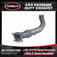 Redback Extreme Duty Dump Pipe for Toyota Landcruiser 105 HZJ105 4.2L 1HZ 98-07