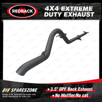 Redback Extreme Duty 3.5"DPF Back Exhaust No Muffler & Cat for LDV T60 SK8C 2.8L