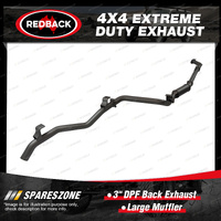 Redback 3" DPF Back Exhaust With Resonator for Toyota Landcruiser GDJL79R 23-On