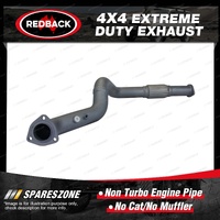 Redback Extreme Duty Engine Pipe for Toyota Landcruiser HZJ 75R 75RP 78R 79R