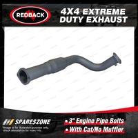 Redback Exhaust Engine Pipe With Cat for Toyota Landcruiser 78 Series HDJ79 4.2L
