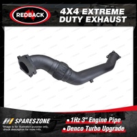 Redback 1Hz 3" Engine Pipe for Toyota Landcruiser 105 HZJ105 4.2L 1HZ 1998-2007