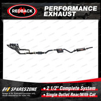 Redback 2 1/2" Complete System 1 Outlet Rear for Holden Commodore Calais VS Auto