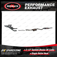 Redback 2 1/2" System Reuse OE Cats for Holden Commodore Calais VS 95-97 Auto