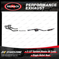 Redback 2 1/2" System Single Outlet Rear for HSV XU6 VT VX 3.8L 1998-2002