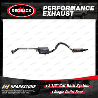 Redback 2 1/2" Cat Back System Single Outlet Rear for Holden Commodore VS 5.0L
