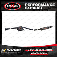 Redback Exhaust System 2 Outlet Rear for Holden Commodore Calais VT VX VY