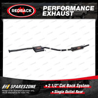 Redback 2 1/2" Cat Back System Single Outlet Rear for Holden Commodore VU VY