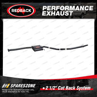 Redback 2 1/2" Cat Back System for Holden Commodore VT VU VY 3.8L 1997-2004