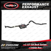 Redback 2 1/2" Cat Back System Tail Pipe Rear for Holden Commodore Calais VS
