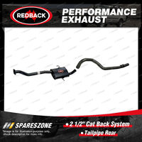 Redback 2 1/2" Cat Back System Tail Pipe Rear for Holden Commodore VS 3.8L 95-00