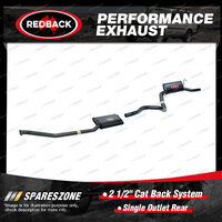 Redback Exhaust System 1 Outlet Rear for Ford Fairmont Falcon AU EB ED EF EL