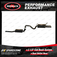 Redback 2 1/2" Cat Back System Dual Outlet Rear for Ford Falcon FG 4.0L 08-14