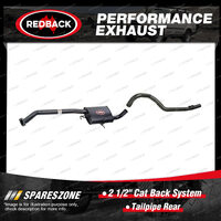 Redback 2 1/2" Cat Back System Tail Pipe Rear for Holden Commodore VG VN VR VS