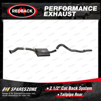 Redback 2 1/2" Cat Back System Tail Pipe Rear for Holden Commodore Calais VL
