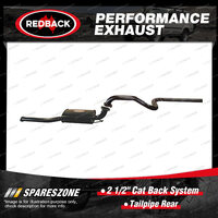 Redback 2 1/2" Cat Back System Tail Pipe Rear for Ford Fairmont Falcon BA BF