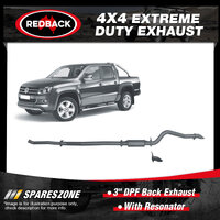 Redback 3" DPF Back Exhaust With Resonator for Volkswagen Amarok 2H 2.0L 2011-On