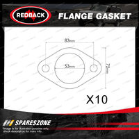 10 pcs Redback Flange Gaskets for FPV GT-P Falcon Force 8 GT 03/2003-2008