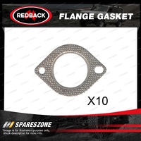 10 Pcs Redback 2 Bolts Flange Gasket - Inside Diameter 63mm for Mazda FE210