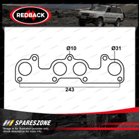 1 pc Redback DSF Exhaust Manifold Gasket for Mazda 323 1.3L 1.5L 4 Cylinders
