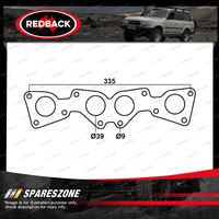 Redback DSF Exhaust Manifold Gasket for Ford Courier 2.6L G6 Engine EFI 12V