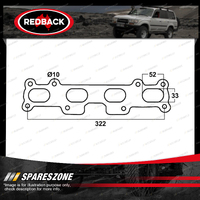 Redback DSF Exhaust Manifold Gasket for Mazda 323 Astina BP 1.8L Twin Cam Cemjo