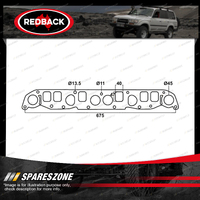 Redback DSF Exhaust Manifold Gasket for Jeep Cherokee Wrangler Renegade 4.0L