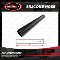 1 pc Redback 1-1/2" Silicone Hose - Straight Black Chemical Resistance