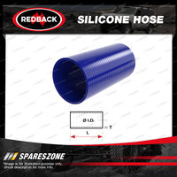 Redback 2-1/2" Silicone Hose - Length 76mm Straight Blue Chemical Resistance