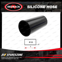 1 piece of Redback 4" Silicone Hose - Straight Black Chemical Resistance