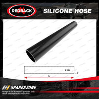 1 piece of Redback 5" Silicone Hose - Straight Black Chemical Resistance