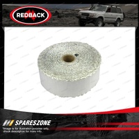 Redback Exhaust Heat Tape Glass White Foil 40mm x 2mm x 5m with Foil On One Side