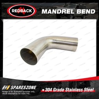 Redback Mandrel Bend 90 Degree - OD 63mm 2 1/2" 304 Grade Stainless Steel