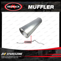 Redback Rear Muffler 6" Round 16" Long Offset/Offset for Holden Commodore