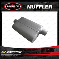 Redback 2.5" 76mm Race Muffler - 9x4" 14" 355mm C/O Fully Welded Free Flowing