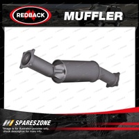 Redback Extreme Duty 5" Round Straight Through Resonator Muffler - Centre/Centre