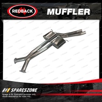 Redback Dual 3" 409 Centre Muffler for Holden Commodore Calais VT VX VY VZ 97-07