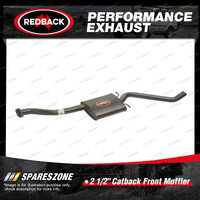 Redback 2 1/2" Catback Front Muffler for Holden Commodore Calais VS With IRS