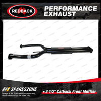 Redback 2 1/2" Catback Front Muffler Assembly for Holden Commodore Calais VE VF