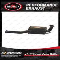 Redback 2 1/2" Catback Centre Muffler Assembly for Ford Falcon FG 4.0L 08-14