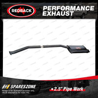 Redback 2 1/2" Centre Muffler Assembly for Ford Falcon AU AU2 AU3 XG XH 4.0L