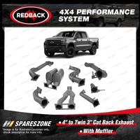 Redback 4x4 Exhaust System with Antidrone Mufflers for Chevrolet Silverado 1500