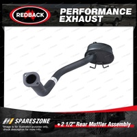 Redback Performance Rear Muffler for Ford Territory SX SY BARRA 182 190 04-11