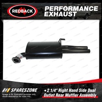 Redback Right Performance Exhaust System Rear Muffler for Holden Commodore VE VF
