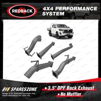 Redback Extreme Duty 3.5" DPF Back Exhaust for Toyota Hilux GUN 126 126R 136