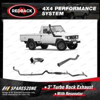 Redback Extreme Duty Exhaust for Toyota Landcruiser FZJ75R FZJ75RV HZJ75R 90-99