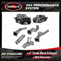 Redback Extreme Duty Exhaust with Resonator for Toyota Landcruiser VDJ79 VDJ79R