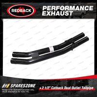 Redback 2 1/2" Catback 2 Outlet Tail Pipe Assembly for HSV Maloo R8 VU VY 5.7L