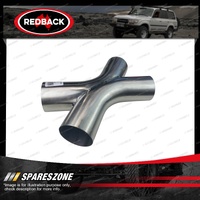 Redback X-Pipe - Twin 3" Inch 76mm 304 Stainless Steel Fabricated X Pipe